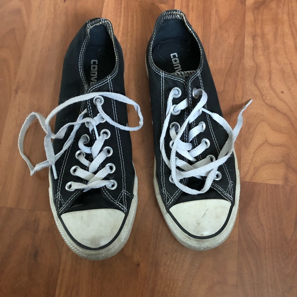 Black and White Converse